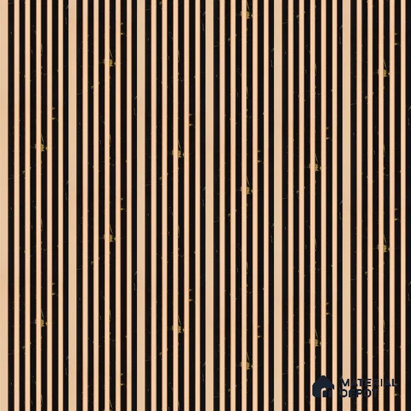 Black Marble Look Charcoal Louver/Panel 10 ft x 5 inch - 6 mm | Ideal for Feature Wall, Living Room, Bedroom, Home, TV Unit | PN 07088