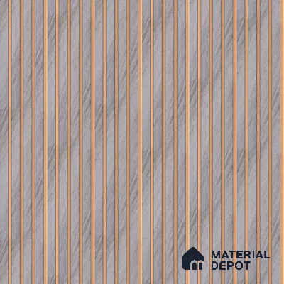 Cloud Grey Stone Look PN 07121 9.5 ft x 6 inch Charcoal Panel - 6 mm | Suitable for Feature Wall, TV Unit & Living Room | Width is Subjected to 5% Variation