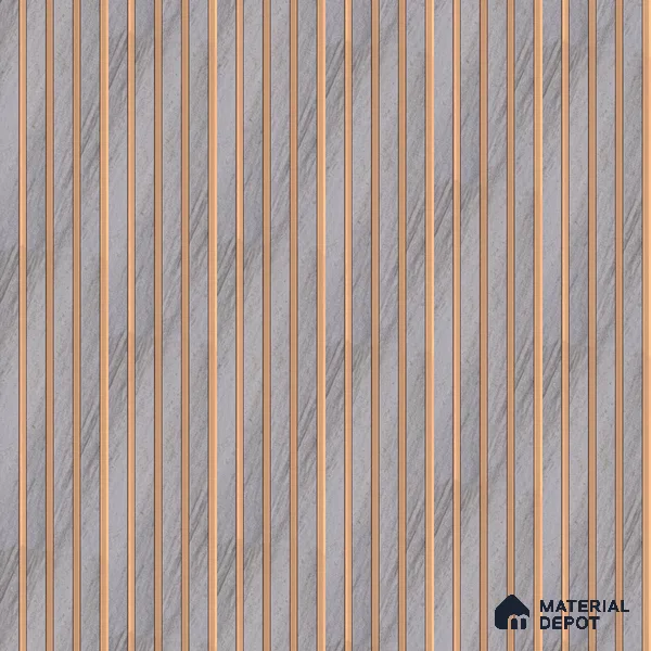 Cloud Grey Stone Look PN 07121 9.5 ft x 6 inch Charcoal Panel - 6 mm | Suitable for Feature Wall, TV Unit & Living Room | Width is Subjected to 5% Variation