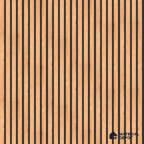 Brown Wooden Look Charcoal Louver/Panel 9.5 ft x 6 inch - 6 mm | Ideal for Feature Wall, Living Room, Bedroom, Home, TV Unit | PN 07127