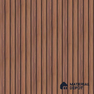 Brown Wooden Look Charcoal Louver/Panel 9.5 ft x 6 inch - 6 mm | Ideal for Feature Wall, Living Room, Bedroom, Home, TV Unit | PN 07138