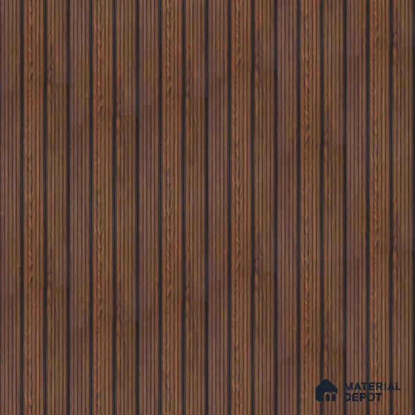 Wooden Look PN 07139 9.5 ft x 6 inch Charcoal Panel - 6 mm | Suitable for Feature Wall, TV Unit & Living Room | Width is Subjected to 5% Variation