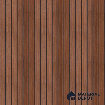 Brown Wooden Look Charcoal Louver/Panel 9.5 ft x 6 inch - 6 mm | Ideal for Feature Wall, Living Room, Bedroom, Home, TV Unit | PN 07140