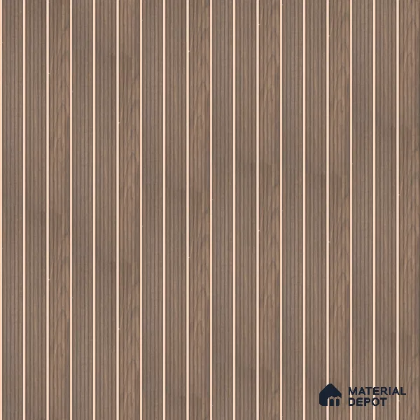 Wooden Look PN 07142 9.5 ft x 6 inch Charcoal Panel - 6 mm | Suitable for Feature Wall, TV Unit & Living Room | Width is Subjected to 5% Variation