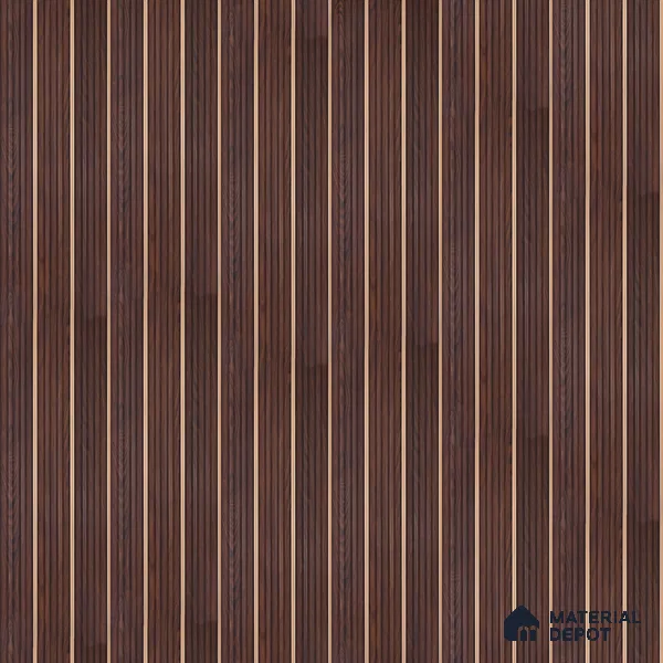 Wooden Look PN 07144 9.5 ft x 6 inch Charcoal Panel - 6 mm | Suitable for Feature Wall, TV Unit & Living Room | Width is Subjected to 5% Variation