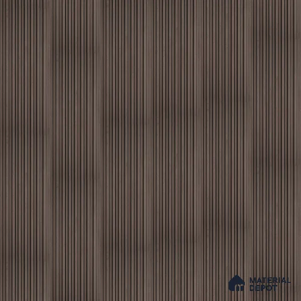 Brown Wooden Look Charcoal Louver/Panel 9.5 ft x 4.7 inch - 11 mm | Ideal for Feature Wall, Living Room, Bedroom, Home, TV Unit | PN 07161