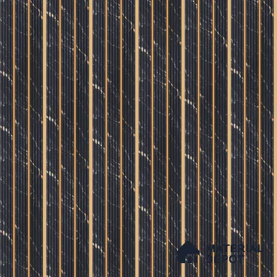 Graphite Black Marble Look PN 07445 8 ft x 4.8 inch PVC Panel - 10 mm | Suitable for Living Room, Bedroom & Office | Width is Subjected to 5% Variation