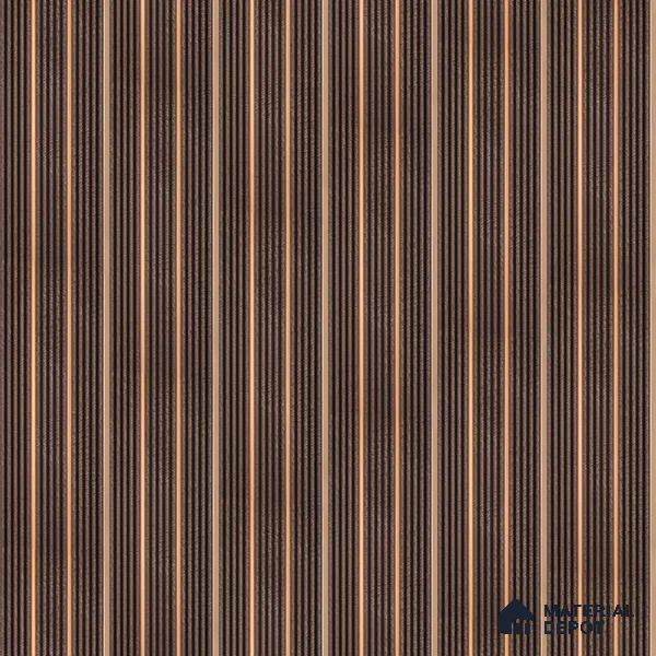 Cappucino Brown Patterned Look PN 07446 8 ft x 4.8 inch PVC Panel - 10 mm | Suitable for Living Room, Bedroom & Office | Width is Subjected to 5% Variation