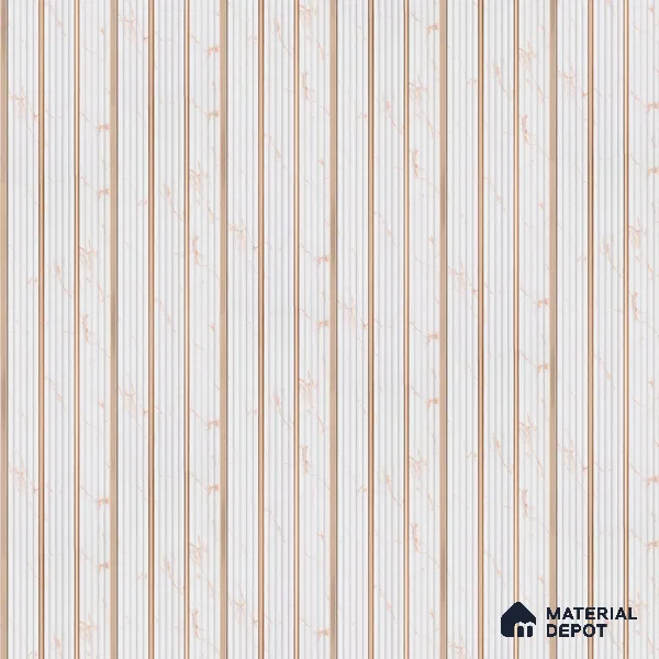 Dove Grey Marble Look PN 07447 8 ft x 4.8 inch PVC Panel - 10 mm | Suitable for Living Room, Bedroom & Office | Width is Subjected to 5% Variation