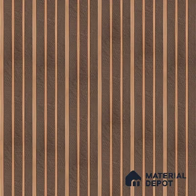 Cappucino Brown Leather Look PN 07456 8 ft x 4.8 inch PVC Panel - 10 mm | Suitable for Living Room, Bedroom & Office | Width is Subjected to 5% Variation