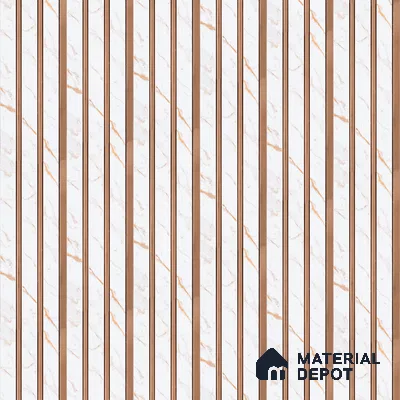 Ivory Pearl Marble Look PN 07459 8 ft x 4.8 inch PVC Panel - 10 mm | Suitable for Living Room, Bedroom & Office | Width is Subjected to 5% Variation