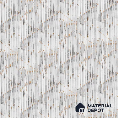Dove Grey Marble Look PN 07484 8 ft x 4.8 inch PVC Panel - 10 mm | Suitable for Living Room, Bedroom & Office | Width is Subjected to 5% Variation
