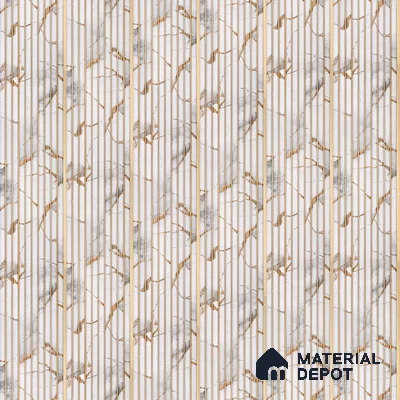 Dove Grey Marble Look PN 07495 8 ft x 6 inch PVC Panel - 10 mm | Suitable for Living Room, Bedroom & Office | Width is Subjected to 5% Variation