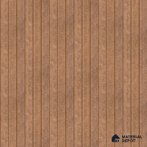 PN 07502 Marble Look Louver 8 ft x 0.5 ft Texture Finish  - 10 mm | Suitable for Feature Wall, TV Unit & Living Room
