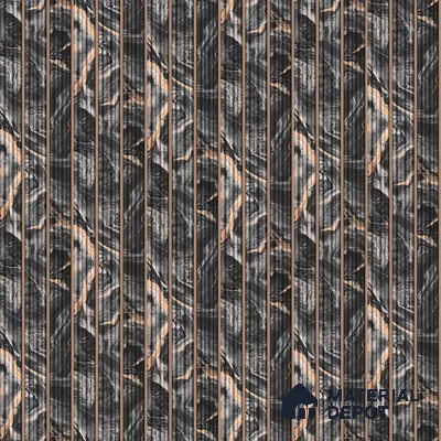 Wenge Brown Marble Look PN 07507 8 ft x 6 inch PVC Panel - 10 mm | Suitable for Living Room, Bedroom & Office | Width is Subjected to 5% Variation