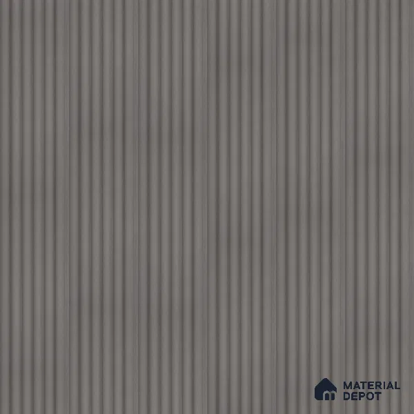 Mid Grey Plain Colour Look PN 07605 9.5 ft x 4.9 inch Charcoal Panel - 12 mm | Suitable for Feature Wall, TV Unit & Living Room | Width is Subjected to 5% Variation