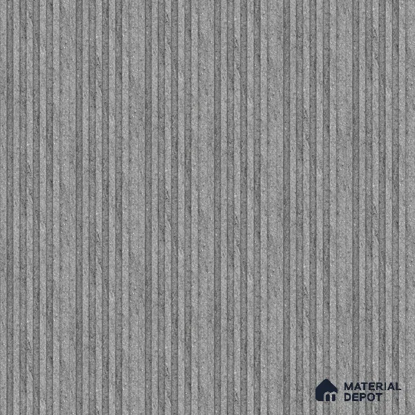 Grey Stone Look Charcoal Louver/Panel 9.5 ft x 5 inch - 12 mm | Ideal for Feature Wall, Living Room, Bedroom, Home, TV Unit | PN 07609
