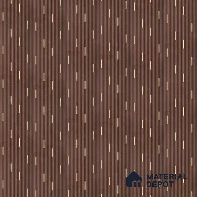 Coffee Brown Geometric Look PN 07808 8 ft x 7.8 inch Charcoal Panel - 6 mm | Suitable for Living Room, Bedroom & Office | Width is Subjected to 5% Variation
