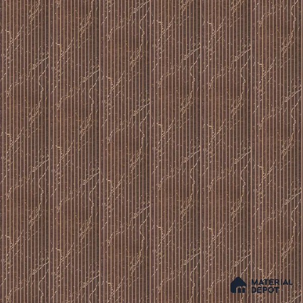 Cappucino Brown Marble Look PN 07820 8 ft x 7.8 inch Charcoal Panel - 6 mm | Suitable for Living Room, Bedroom & Office | Width is Subjected to 5% Variation