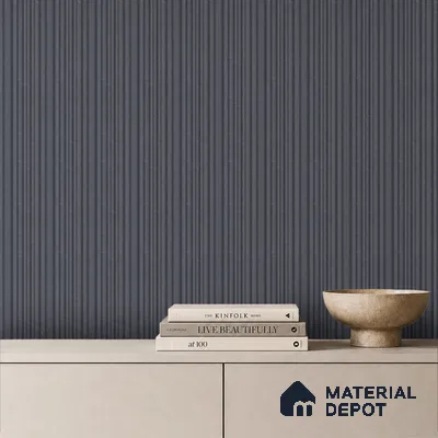 Graphite Grey Plain Colour Look PN 00523 9.5 ft x 4.8 inch Charcoal Panel - 12 mm | Suitable for Feature Wall, TV Unit & Living Room | Width is Subjected to 5% Variation