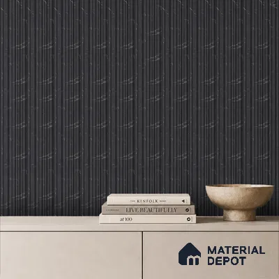 Graphite Black Marble Look PN 00525 9.5 ft x 4.8 inch Charcoal Panel - 12 mm | Suitable for Feature Wall, TV Unit & Living Room | Width is Subjected to 5% Variation