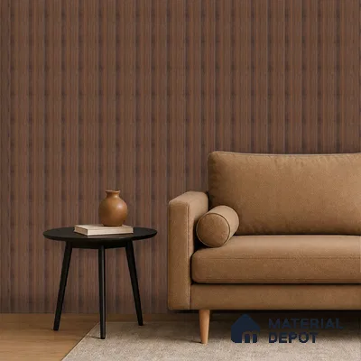 Wooden Look PN 00529 8 ft x 6.2 inch Charcoal Panel - 6 mm | Suitable for Feature Wall, TV Unit & Living Room | Width is Subjected to 5% Variation