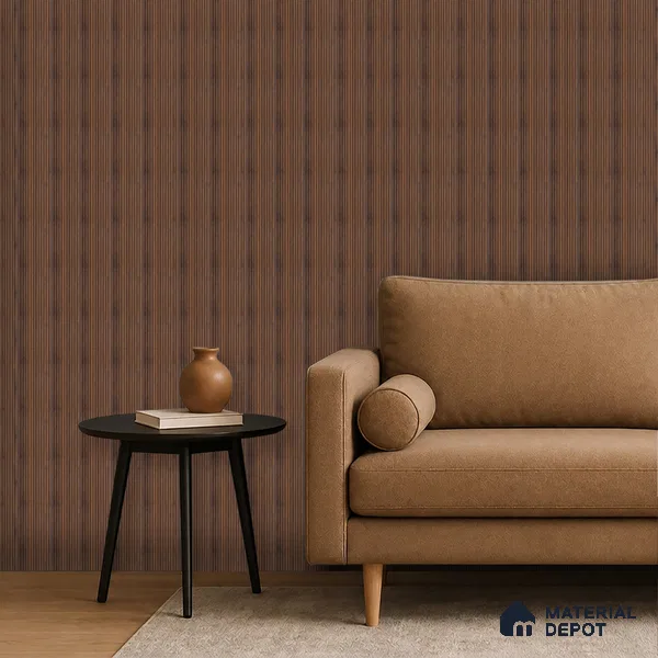 Wooden Look PN 00529 8 ft x 6.2 inch Charcoal Panel - 6 mm | Suitable for Feature Wall, TV Unit & Living Room | Width is Subjected to 5% Variation