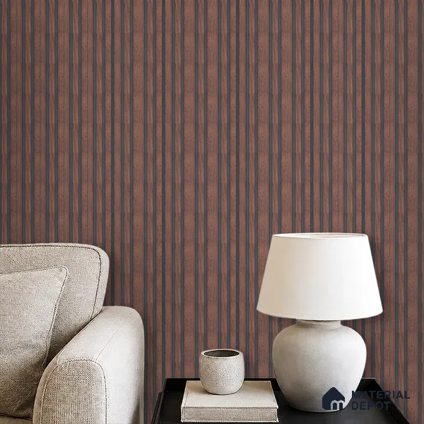 Wooden Look PN 00646 8 ft x 4.8 inch Charcoal Panel - 11 mm | Suitable for Feature Wall, TV Unit & Living Room | Width is Subjected to 5% Variation