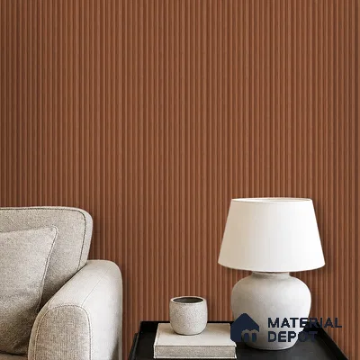 Wooden Look PN 00650 8 ft x 4.8 inch Charcoal Panel - 11 mm | Suitable for Feature Wall, TV Unit & Living Room | Width is Subjected to 5% Variation