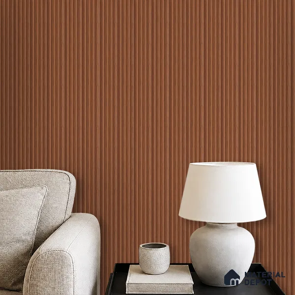 Wooden Look PN 00650 8 ft x 4.8 inch Charcoal Panel - 11 mm | Suitable for Feature Wall, TV Unit & Living Room | Width is Subjected to 5% Variation