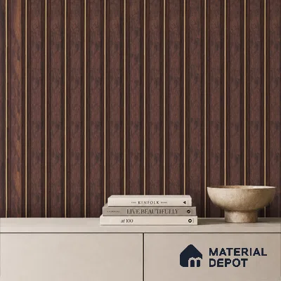 Wooden Look PN 00673 9.5 ft x 4.8 inch Charcoal Panel - 11 mm | Suitable for Feature Wall, TV Unit & Living Room | Width is Subjected to 5% Variation