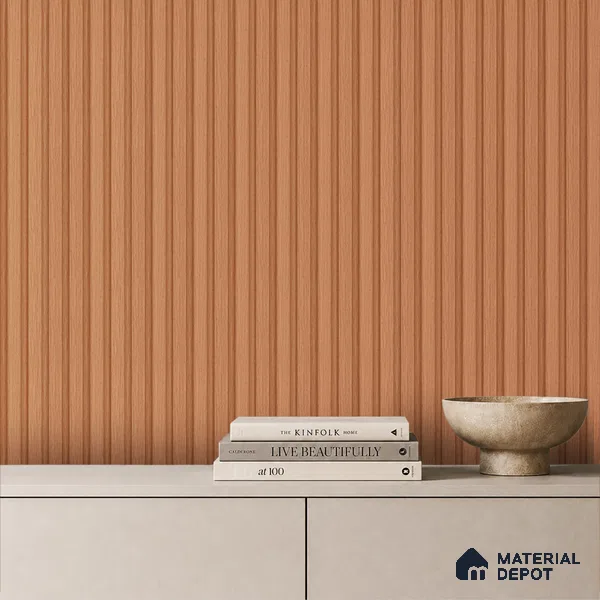 Wooden Look PN 03400 9.5 ft x 4.8 inch Charcoal Panel - 11 mm | Suitable for Feature Wall, TV Unit & Living Room | Width is Subjected to 5% Variation