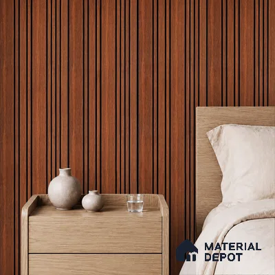 Wooden Look PN 05559 9.5 ft x 12 inch Charcoal Panel - 6 mm | Suitable for Feature Wall, TV Unit & Living Room | Width is Subjected to 5% Variation
