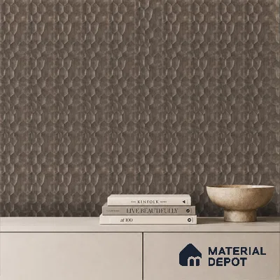 Cappucino Brown Metallic Look PN 06074 9.5 ft x 4.7 inch Charcoal Panel - 7 mm | Suitable for Feature Wall, TV Unit & Living Room | Width is Subjected to 5% Variation
