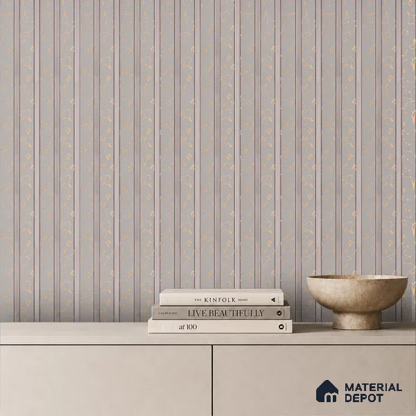 Cloud Grey Luxury Look PN 06081 9.5 ft x 4.6 inch Charcoal Panel - 8 mm | Suitable for Feature Wall, TV Unit & Living Room | Width is Subjected to 5% Variation
