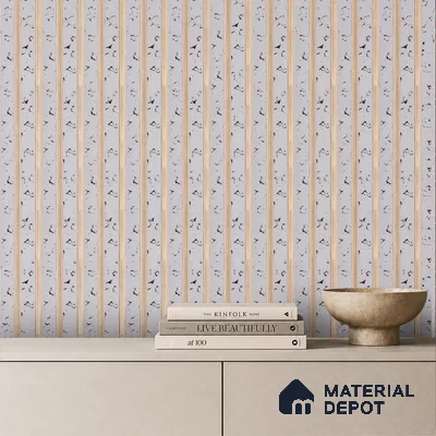 Light Grey Luxury Look PN 06082 9.5 ft x 4.6 inch Charcoal Panel - 8 mm | Suitable for Feature Wall, TV Unit & Living Room | Width is Subjected to 5% Variation