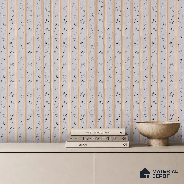 Light Grey Luxury Look PN 06082 9.5 ft x 4.6 inch Charcoal Panel - 8 mm | Suitable for Feature Wall, TV Unit & Living Room | Width is Subjected to 5% Variation