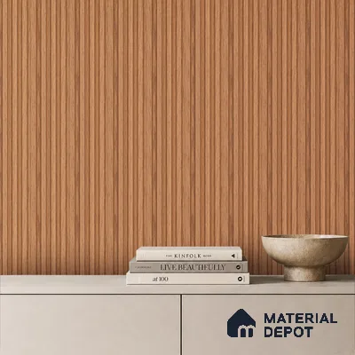 Wooden Look PN 06812 9.2 ft x 4.8 inch Charcoal Panel - 12 mm | Suitable for Living Room, Bedroom & TV Cabinet | Width is Subjected to 5% Variation