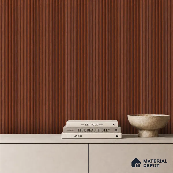 Wooden Look PN 06814 9.2 ft x 4.8 inch Charcoal Panel - 12 mm | Suitable for Living Room, Bedroom & TV Cabinet | Width is Subjected to 5% Variation