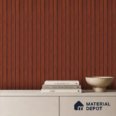Wooden Look PN 06820 9.2 ft x 4.8 inch Charcoal Panel - 12 mm | Suitable for Living Room, Bedroom & TV Cabinet | Width is Subjected to 5% Variation