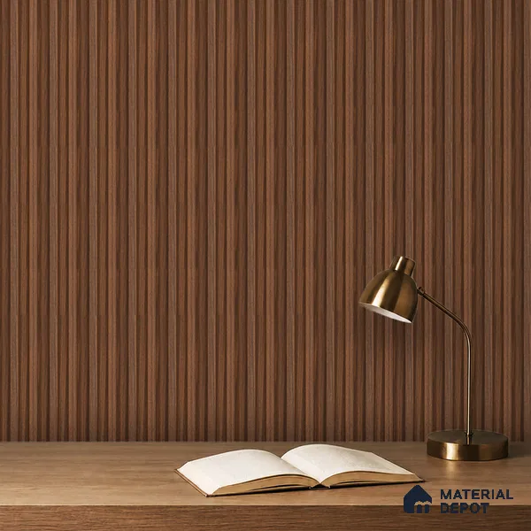 Wooden Look PN 06869 9.2 ft x 6.1 inch Charcoal Panel - 16 mm | Suitable for Living Room, Bedroom & TV Cabinet | Width is Subjected to 5% Variation