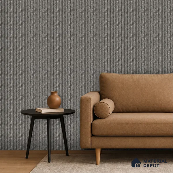Steel Grey Marble Look PN 06905 8 ft x 6 inch Charcoal Panel - 6 mm | Suitable for Living Room, Bedroom & TV Cabinet | Width is Subjected to 5% Variation