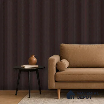 Wooden Look PN 06914 8 ft x 6 inch Charcoal Panel - 6 mm | Suitable for Living Room, Bedroom & TV Cabinet | Width is Subjected to 5% Variation