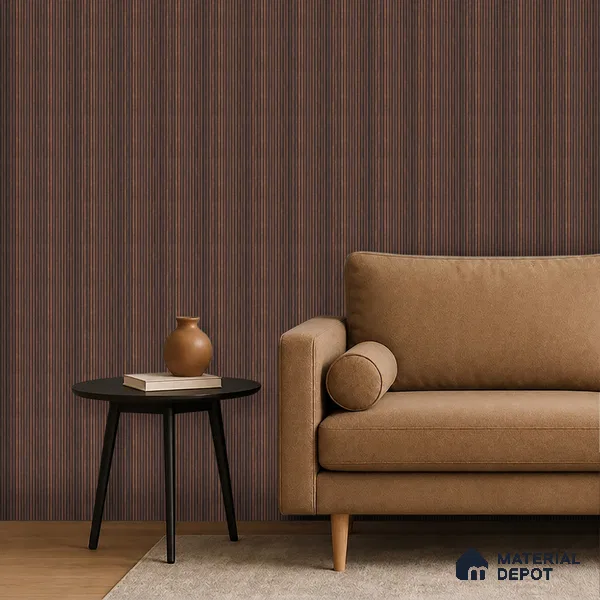 Wooden Look PN 06924 8 ft x 6 inch Charcoal Panel - 6 mm | Suitable for Living Room, Bedroom & TV Cabinet | Width is Subjected to 5% Variation