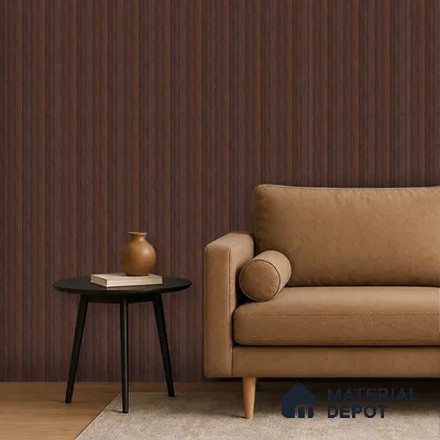 Wooden Look PN 06944 8 ft x 6 inch Charcoal Panel - 6 mm | Suitable for Living Room, Bedroom & TV Cabinet | Width is Subjected to 5% Variation