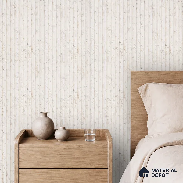 Dove Grey Marble Look PN 06968 8 ft x 10 inch PVC Panel - 10 mm | Suitable for Living Room, Bedroom & Office | Width is Subjected to 5% Variation