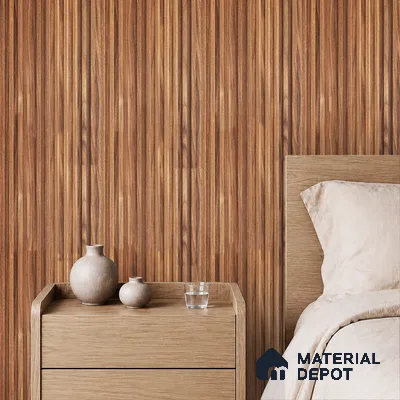 Wooden Look PN 06976 8 ft x 10 inch PVC Panel - 10 mm | Suitable for Living Room, Bedroom & Office | Width is Subjected to 5% Variation