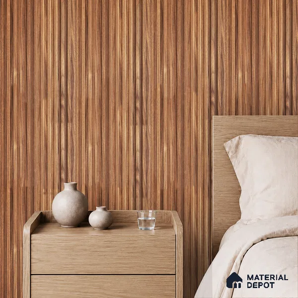 Wooden Look PN 06976 8 ft x 10 inch PVC Panel - 10 mm | Suitable for Living Room, Bedroom & Office | Width is Subjected to 5% Variation