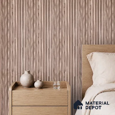 Wooden Look PN 06977 8 ft x 10 inch PVC Panel - 10 mm | Suitable for Living Room, Bedroom & Office | Width is Subjected to 5% Variation