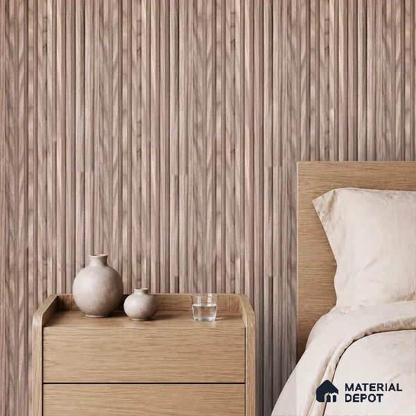 Wooden Look PN 06977 8 ft x 10 inch PVC Panel - 10 mm | Suitable for Living Room, Bedroom & Office | Width is Subjected to 5% Variation
